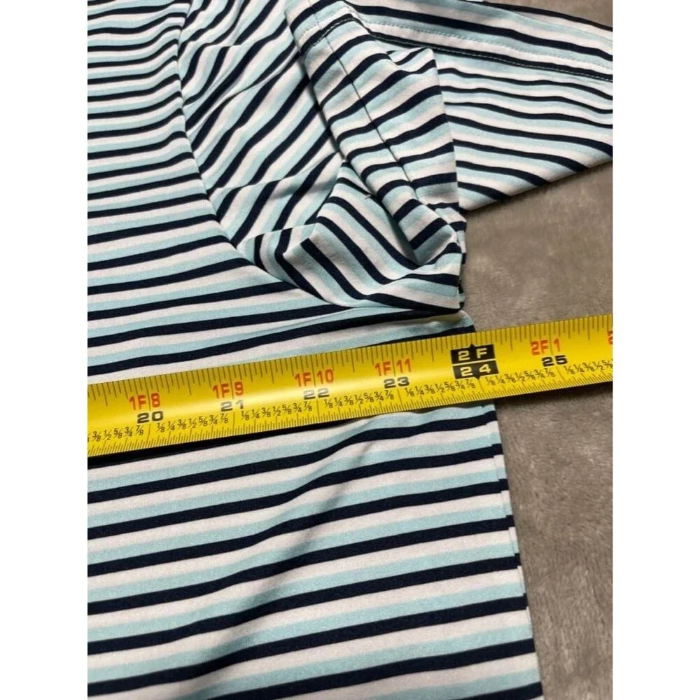 RLX Ralph Lauren Polo Shirt Men XL Stripe Golf Performance Outdoor Casual